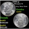 Image 1 : 1886-p Morgan Dollar $1 Grades Choice+ Unc