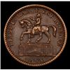 Image 2 : 1863 Union For Ever Washington Mounted Civil War Token 1c Grades xf+