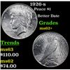 Image 1 : 1926-s Peace Dollar $1 Grades Select Unc