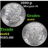 Image 1 : 1890-p Morgan Dollar $1 Grades Choice Unc