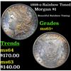 Image 1 : 1898-o Rainbow Toned Morgan Dollar $1 Grades Select+ Unc