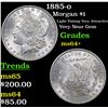 Image 1 : 1885-o Morgan Dollar $1 Grades Choice+ Unc
