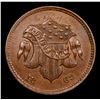 Image 2 : 1863 Flag Civil War Token 1c Grades Choice AU