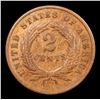 Image 3 : 1868 Two Cent Piece 2c Grades vf++
