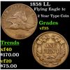 Image 1 : 1858 LL Flying Eagle Cent 1c Grades vf++