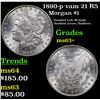 Image 1 : 1890-p vam 21 R5 Morgan Dollar $1 Grades Select+ Unc