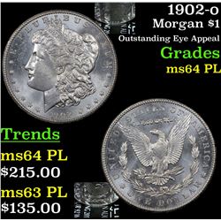 1902-o Morgan Dollar $1 Grades Choice Unc PL