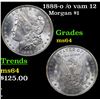 Image 1 : 1888-o /o vam 12 Morgan Dollar $1 Grades Choice Unc