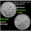 Image 1 : 1882-o/s Top 100 vam 5 Morgan Dollar $1 Grades AU, Almost Unc