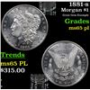 Image 1 : 1881-s Morgan Dollar $1 Grades GEM Unc PL