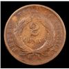 Image 3 : 1867 Two Cent Piece 2c Grades vf++