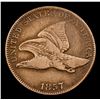 Image 2 : 1857 Flying Eagle Cent 1c Grades vf+