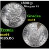 Image 1 : 1890-p Morgan Dollar $1 Grades Choice Unc
