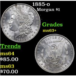 1885-o Morgan Dollar $1 Grades Select+ Unc