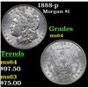 Image 1 : 1888-p Morgan Dollar $1 Grades Choice Unc