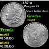 Image 1 : 1887-o Morgan Dollar $1 Grades Select Unc