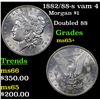 Image 1 : 1882/88-s vam 4 Morgan Dollar $1 Grades GEM+ Unc