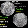 Image 1 : 1883-o Morgan Dollar $1 Grades Choice+ Unc
