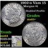 Image 1 : 1902-o Vam 15 Morgan Dollar $1 Grades Select+ Unc