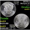 Image 1 : 1878-s Morgan Dollar $1 Grades Select+ Unc