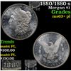Image 1 : 1880/1880-s Morgan Dollar $1 Grades Select Unc+ PL