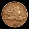 Image 2 : 1857 Flying Eagle Cent 1c Grades vf++