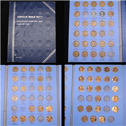 Partial Lincoln Cent Book 1941-1966 67 Coins Grades