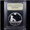 Image 2 : Proof 2017-P Boys Town Centennial Modern Commem Dollar $1 Graded GEM++ Proof Deep Cameo By USCG