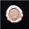 Image 3 : Mixed small cents 1c orig shotgun roll, 1925-d Wheat Cent, 1898 Indian Cent other end, N.F. String &