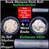 Image 1 : Buffalo Nickel Shotgun Roll in Old Bank Style 'Bell Telephone'  Wrapper 1924 & s Mint Ends