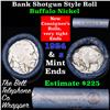 Image 1 : Buffalo Nickel Shotgun Roll in Old Bank Style 'Bell Telephone'  Wrapper 1924 & s Mint Ends