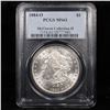 Image 2 : 5 Unc Morgan $1 Graded By PCGS Mixed Dates From The McClaren Collection