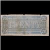 Image 3 : 1864 $20 Confederate Note, T67 Grades vf, very fine