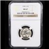 Image 2 : ***Auction Highlight*** NGC 1945-s Jefferson Nickel 5c Graded ms67 By NGC (fc)