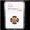 Image 2 : ***Auction Highlight*** NGC 1945-s Lincoln Cent 1c Graded ms67 rd By NGC (fc)