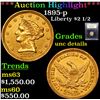 Image 1 : ***Auction Highlight*** 1895-p Gold Liberty Quarter Eagle $2 1/2 Graded Unc Details By USCG (fc)