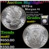 Image 1 : ***Auction Highlight*** 1879-s Morgan Dollar $1 Graded GEM++ Unc By USCG (fc)