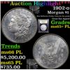 Image 1 : ***Auction Highlight*** 1902-o Morgan Dollar $1 Graded GEM+ PL By USCG (fc)