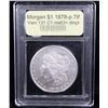 Image 4 : ***Auction Highlight*** 1878-p 7tf Vam 131 C1 R5 Morgan Dollar $1 Graded Select Unc+ DMPL By USCG (f