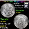 Image 1 : ***Auction Highlight*** 1899-o Morgan Dollar $1 Graded GEM++ Unc By USCG (fc)