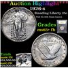 Image 1 : *Highlight Of Entire Auction* 1926-s Standing Liberty Quarter 25c Graded GEM+ FH By USCG (fc)