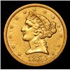 Image 2 : *Highlight Of Entire Auction* 1854-o Gold Liberty Half Eagle $5 Graded Select Unc By USCG (fc)