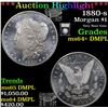 Image 1 : ***Auction Highlight*** 1880-s Morgan Dollar $1 Graded Choice Unc+ DMPL By USCG (fc)