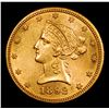 Image 2 : *Highlight Of Entire Auction* 1892-cc FS-801 Gold Liberty Eagle $10 Graded Select Unc By USCG (fc)