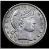 Image 2 : ***Auction Highlight*** 1914-p Barber Quarter 25c Graded Choice Unc By USCG (fc)