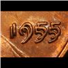 Image 9 : ***Auction Highlight*** 1955/1955 DDO Lincoln Cent 1c Graded Choice Unc RB By USCG (fc)