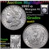 Image 1 : ***Auction Highlight*** 1897-o Morgan Dollar $1 Graded Select Unc By USCG (fc)