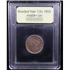 Image 4 : ***Auction Highlight*** 1855 Braided Hair Half Cent 1/2c Graded Choice+ Unc BN By USCG (fc)