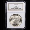 Image 2 : 1922-p Peace Dollar $1 Graded ms64 By NGC