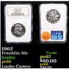 Image 1 : Proof NGC 1962 Franklin Half Dollar 50c Graded pr66 By NGC
